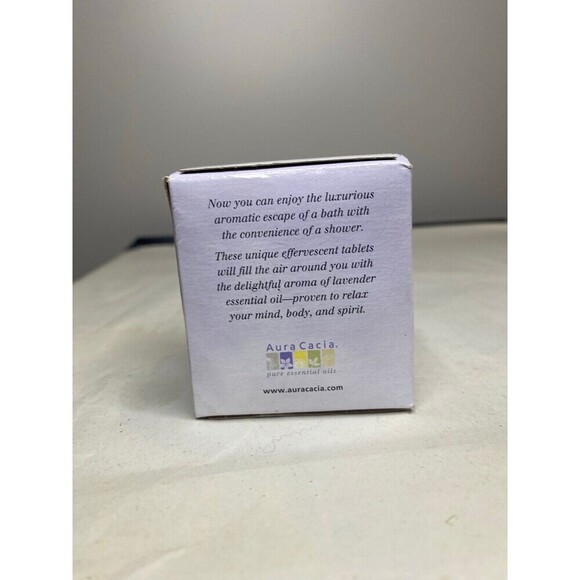 Aura Cacia Relaxing Lavender aromatherapy shower tablets - Picture 3 of 6